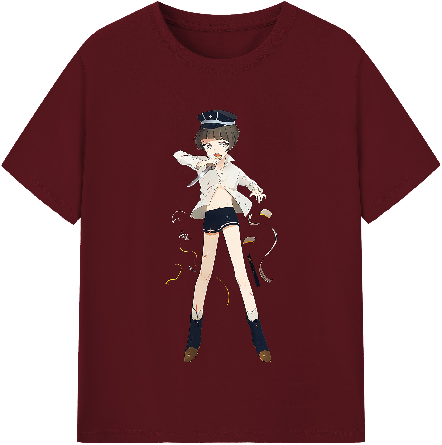 （画像用） 刀剣乱舞 Touken Ranbu 綿100％半袖Tシャツ（フロントプリント）